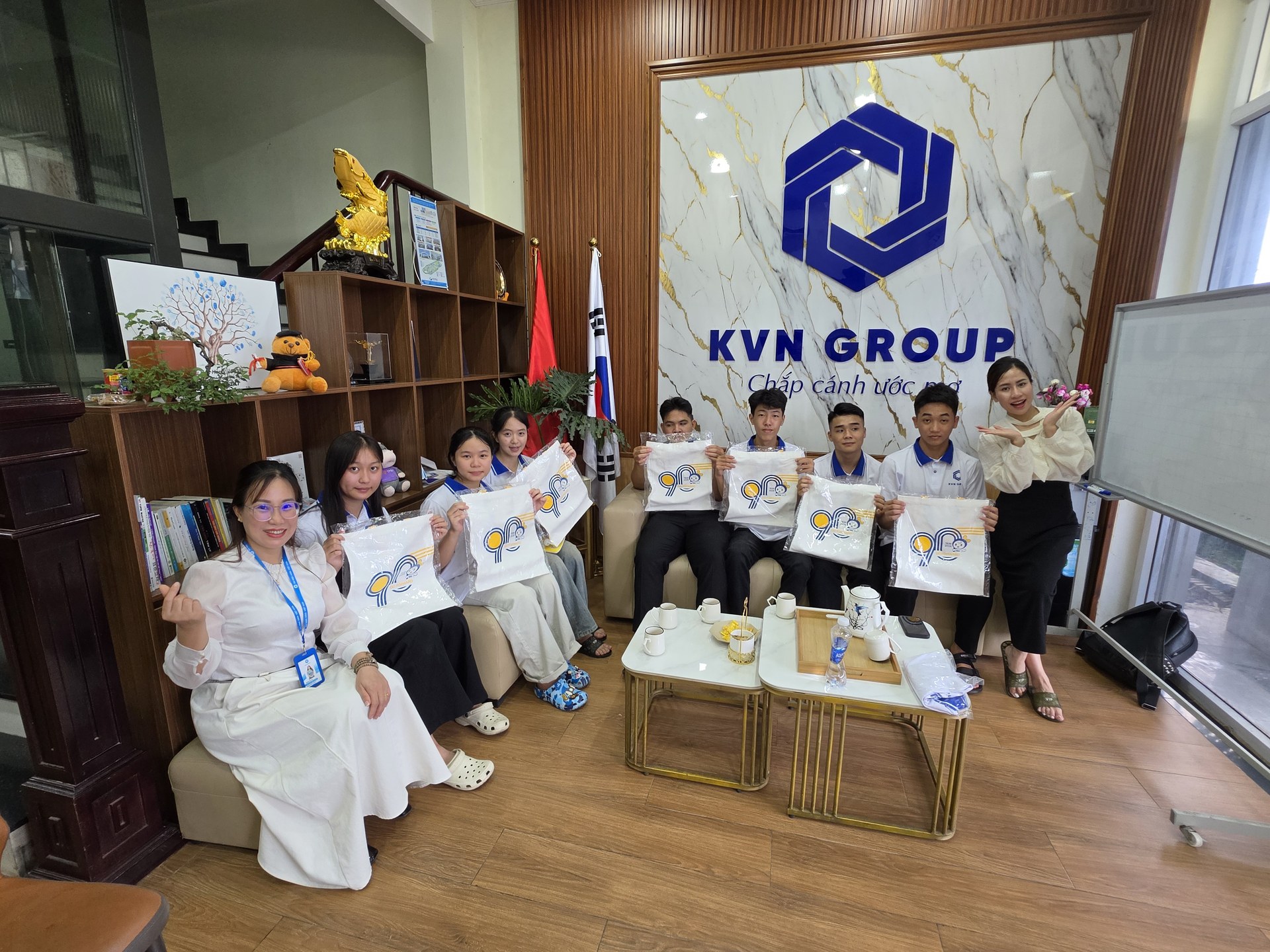 Lớp học tiếng Hàn chuẩn bị du học D4-1 tại trung tâm KVN GROUP