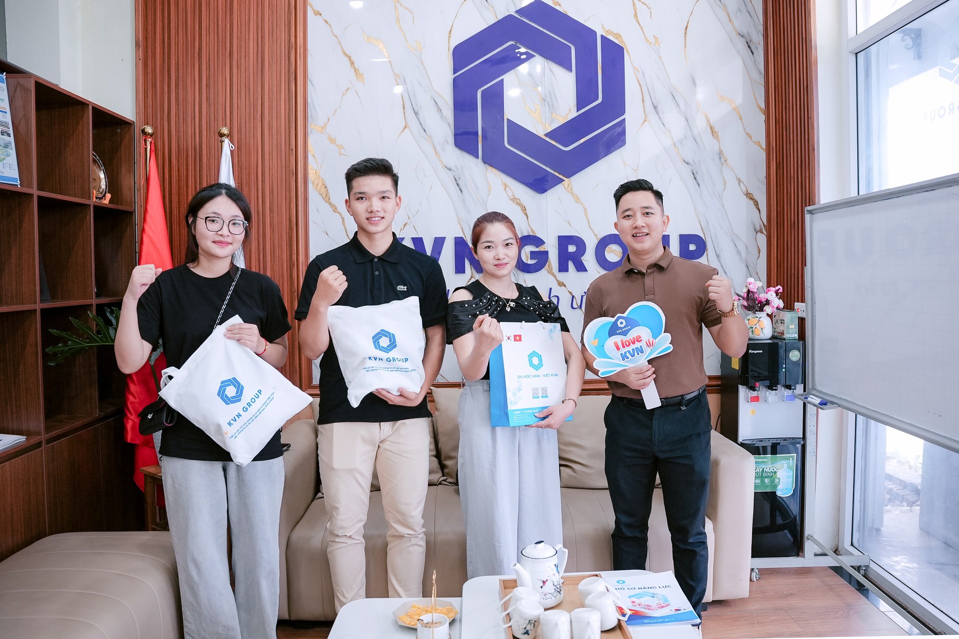 Học viên KVN GROUP rạng rỡ nhập học tại trường Hàn Quốc