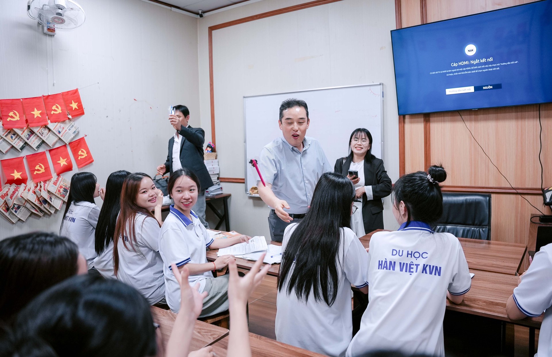Hình ảnh đào tạo và cơ sở học tập thực tế tại Hàn Quốc