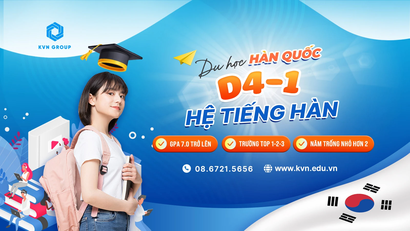 Du học tiếng Hàn Quốc - Visa D4.1