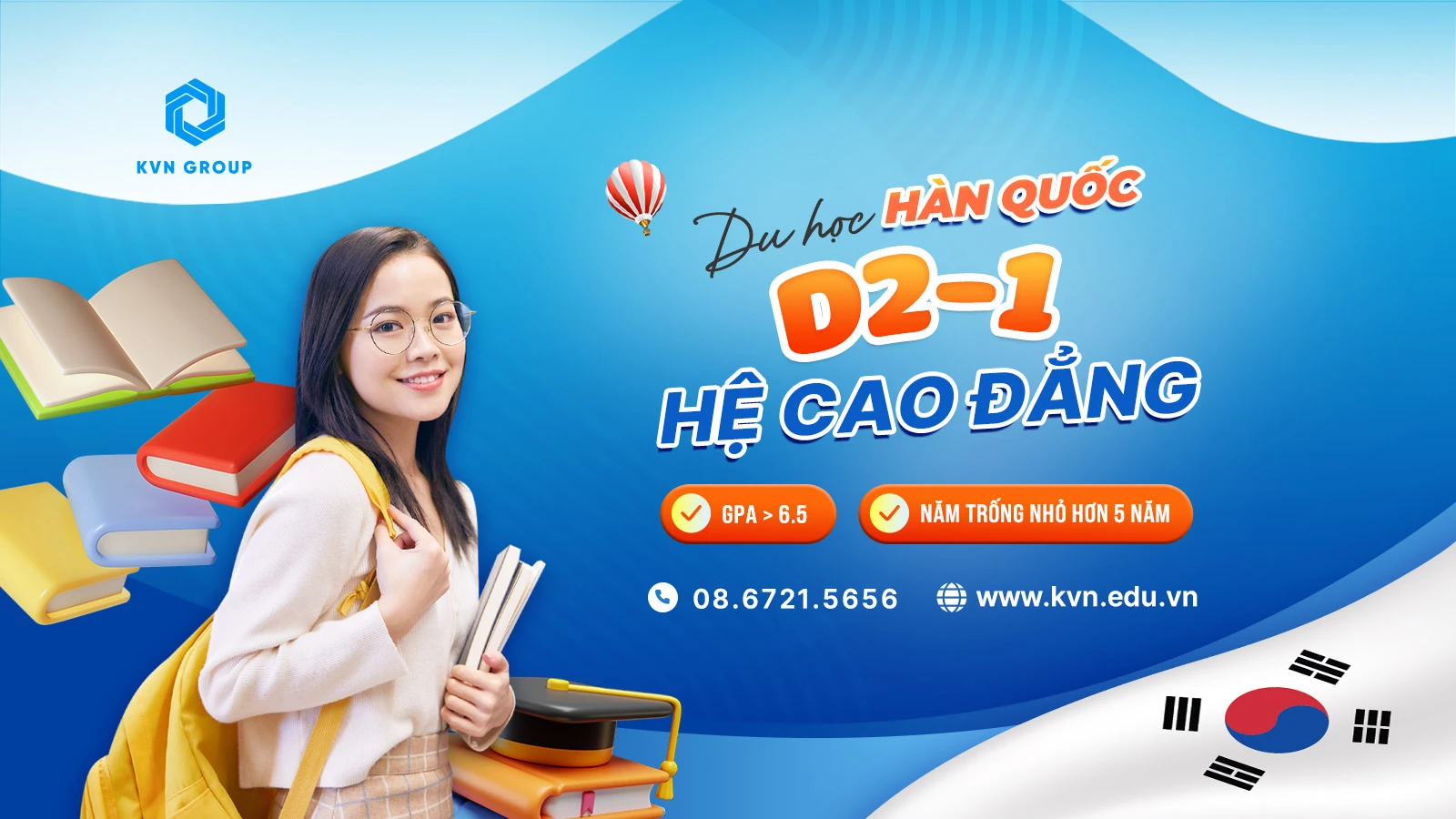 Du học chuyên ngành Cao Đẳng Hàn Quốc - Visa D2.1
