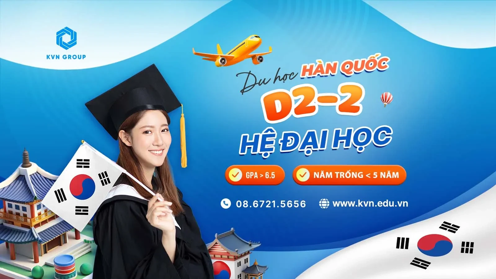 Du học chuyên ngành đại học Hàn Quốc - Visa D2.2