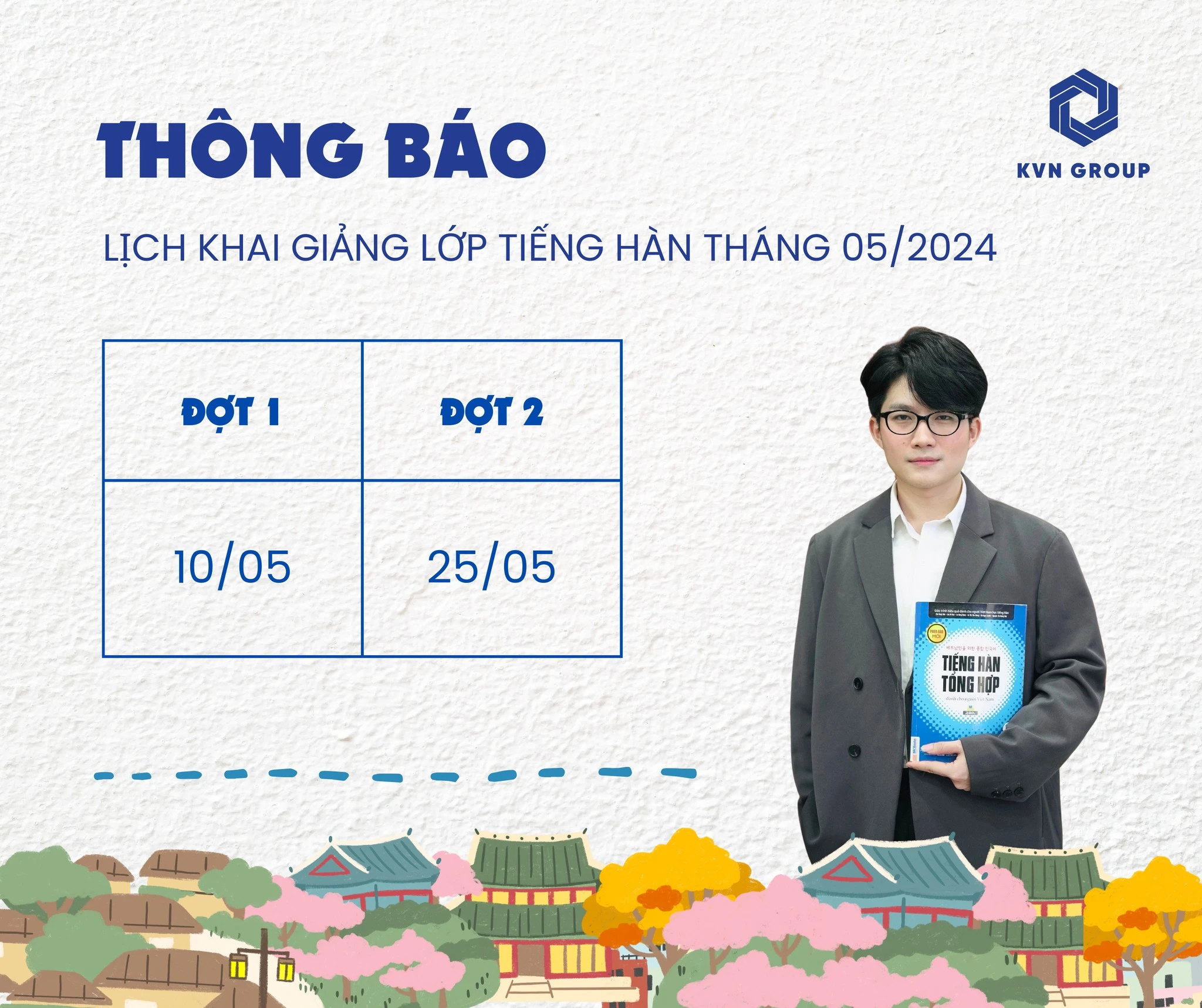 Lịch khai giảng lớp Du học tháng 5