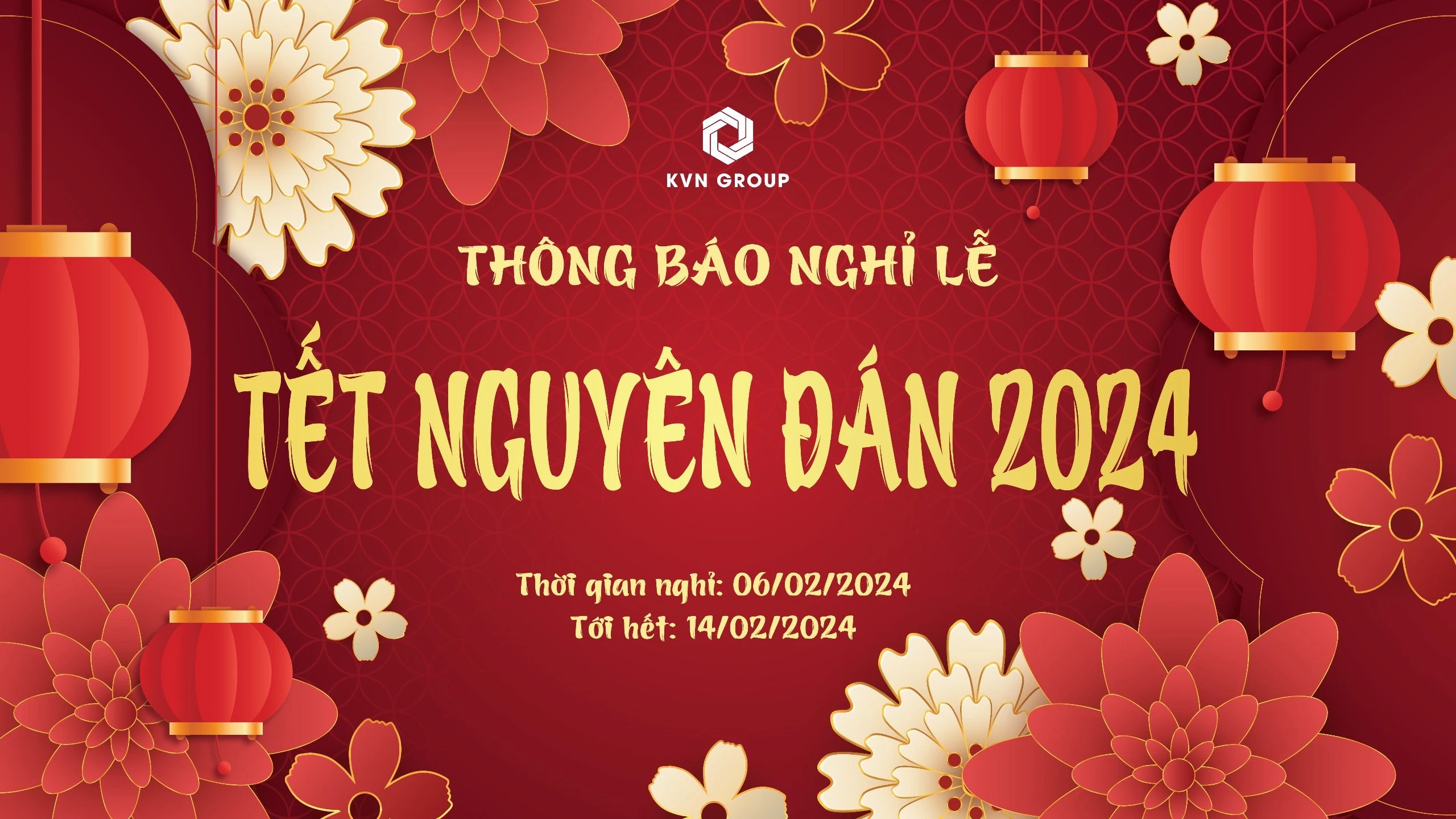 Thông báo lịch nghỉ tết nguyên đán 2024