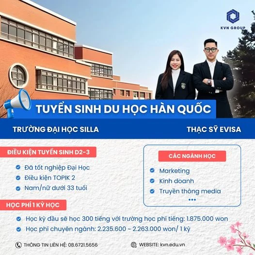 Đại học Silla - Trường Đại học top 10 Hàn Quốc